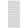 vidaXL Rullgardin zebra ljusgr&aring; 100x200 cm tyg bredd 95,9 cm polyester