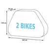 Eurotrail Cykelskydd till husvagn 2 cyklar