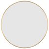 vidaXL Väggspegel guld Ø 50 cm rund
