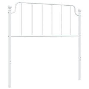 vidaXL Ers&auml;ttningsgavel metall vit 100 cm
