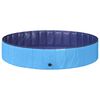vidaXL Hopf&auml;llbar hundsimingspool Bl&aring; 160 x 160 x 30 cm PVC