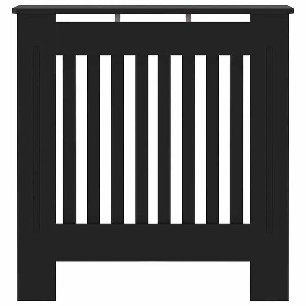 vidaXL Radiatorlock Svart 78 x 19 x 81,5 cm Konstruerat trä