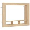 vidaXL Tv-hylla sonoma-ek 152x22x113 cm konstruerat tr&auml;