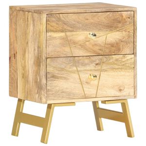 vidaXL S&auml;ngbord 40x30x50 cm massivt mangotr&auml;
