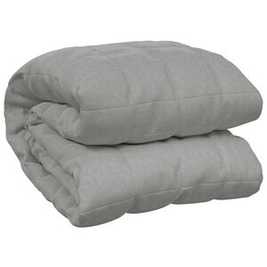 vidaXL Tyngdt&auml;cke gr&aring; 220x235 cm 15 kg tyg