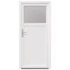 vidaXL Sidentr&eacute; D&ouml;rr Vit 88 x 198 cm PVC