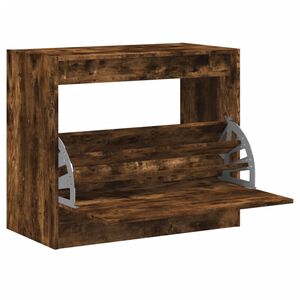 vidaXL Skost&auml;ll r&ouml;kf&auml;rgad ek 80x42x69 cm konstruerat tr&auml;