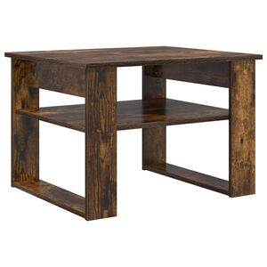 vidaXL Kaffeebord R&ouml;kt ek 64 x 54 x 44 cm Konstruerat tr&auml;