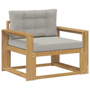 vidaXL Utomhus Mellansoffa Polyester Vit