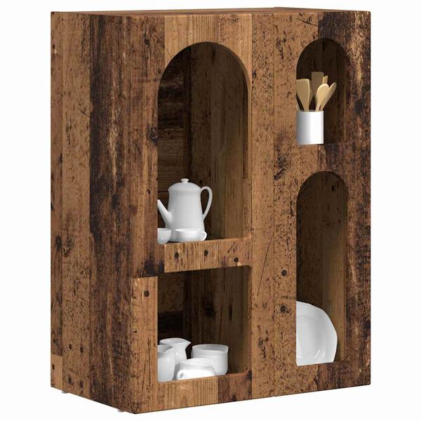 vidaXL Sideboard Gammalt tr&auml; 59 x 35 x 80.5 cm Konstruerat tr&auml;