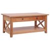 vidaXL Soffbord 100x55x46 cm massivt mahognytr&auml;