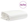 vidaXL Presenning vit 4x7 m 650 g/m²
