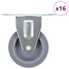 vidaXL Fasta hjul 16 st 75 mm