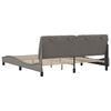 vidaXL Bed Frame without Mattress Taupe 180x200 cm Fabric