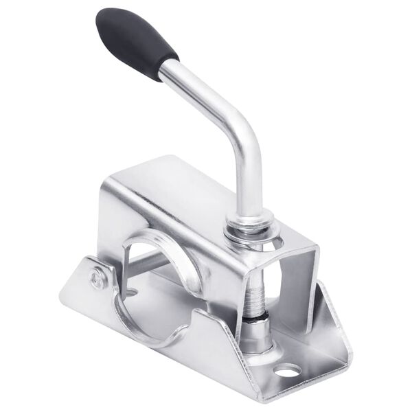 vidaXL St&ouml;dhjulskl&auml;mmor 2 st 13,5x6,5x14 cm galvaniserat st&aring;l