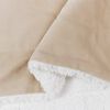 vidaXL Kastfilt Beige 220 x 240 cm Fleece