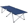 vidaXL F&auml;llbar Camping S&auml;ng 2 pcs Bl&aring; 194 x 62.5 x 42.5 cm