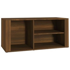 vidaXL Skost&auml;ll brun ek 100x35x45 cm konstruerat tr&auml;