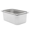 vidaXL Gastronormkantiner 2 st GN 1/1 200 mm rostfritt stål