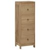 vidaXL Byr&aring; 30x30x90 cm massiv teak