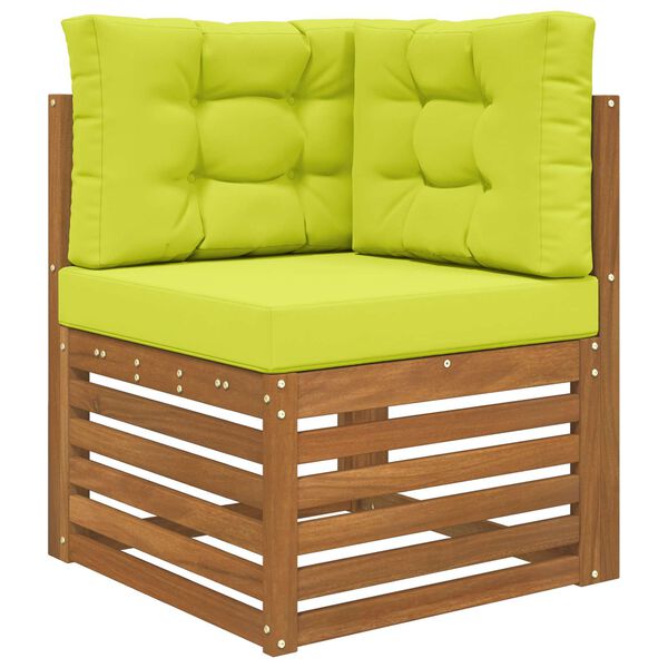 vidaXL Utomhus Soffa Kudde 3 pcs Gr&ouml;n Polyester