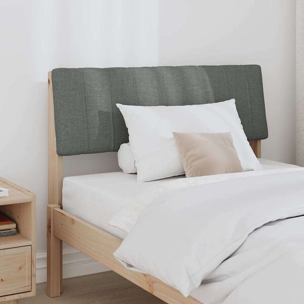 vidaXL Kl&auml;dd s&auml;nggavel M&ouml;rkgr&aring; 90 cm Massiv furu