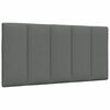 vidaXL Headboard Cushion "Hanko" Dark Grey 100 cm Fabric