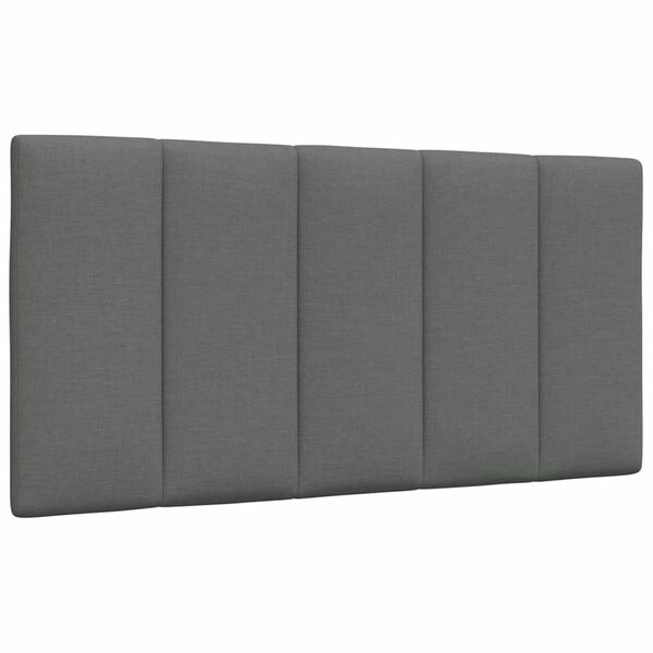 vidaXL Headboard Cushion "Hanko" Dark Grey 100 cm Fabric