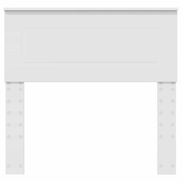 vidaXL Huvudgavel Vit 80 cm Konstruerat tr&auml;