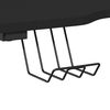 vidaXL Gamingskrivbord med ZZ-formade ben svart 110x60x75 cm