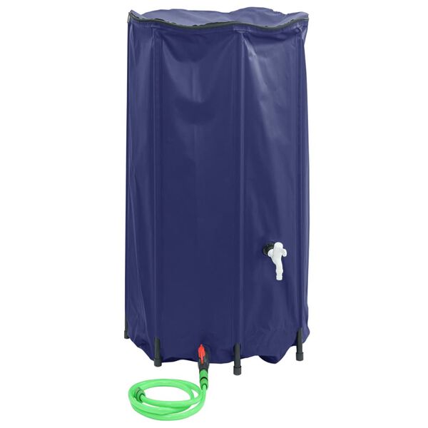 vidaXL Vattentank med kran vikbar 380 L PVC