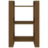 vidaXL Bokhylla/Rumsavdelare honungsbrun 60x35x91 cm massiv furu