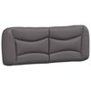 vidaXL Bed with Mattress "Hvar" Grey 120x200 cm Faux Leather