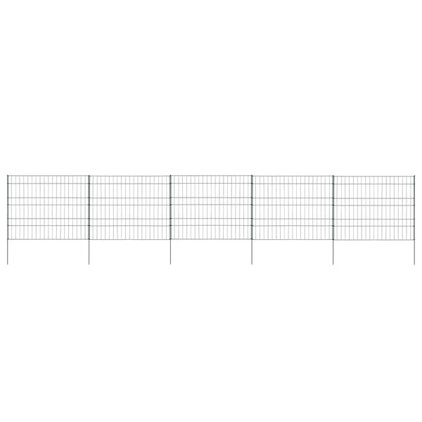 vidaXL Staket 99,6x79,8 cm gr&ouml;n