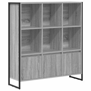 vidaXL Boksk&aring;p 99,5 x 30 x 108 cm Konstruerat tr&auml; Gr&aring; Sonoma