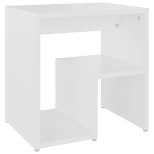 vidaXL S&auml;ngbord vit 40x30x40 cm konstruerat tr&auml;