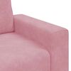 vidaXL Soffstol rosa 60 cm sammet