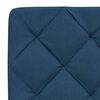 vidaXL Bed with Mattress Blue 100x200 cm Fabric