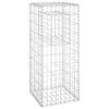 vidaXL Gabionkorg stolpform 40x40x100 cm j&auml;rn