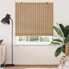 vidaXL Rullgardin med gardiner Natur 140 x 220 cm Bambu