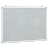 vidaXL Magnetisk whiteboard 60x40x1,7 cm aluminium