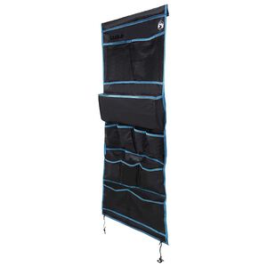 vidaXL F&ouml;rvaringsp&aring;se med lagring Svart och bl&aring; 161 x 58,5 cm oxford