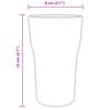 vidaXL Glas 6 st 295 ml