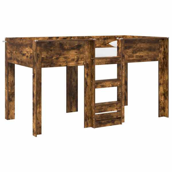 vidaXL K&ouml;ksb&auml;dd f&ouml;r barn R&ouml;kt ek 100 x 200 cm Konstruerat tr&auml;