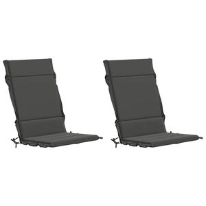 vidaXL 2-delade H&ouml;ga Ryggstolsdynor GEMERT 2 st 100% Polyester