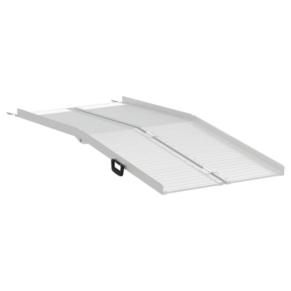 vidaXL Ramp f&ouml;r rullstol 270 kg Silver 92 x 73 x 5 cm Aluminium