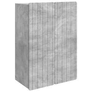 vidaXL V&auml;ggmonterat sk&aring;p Betonggr&aring; 66 x 34,5 x 92 cm Konstruerat tr&auml;