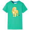 vidaXL T-shirt f&ouml;r barn gr&ouml;n 104