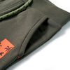 Barnshorts med snöre mörk khaki 128