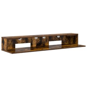 vidaXL Studio skrivbord R&ouml;kt ek 152 x 36 x 19,5 cm Konstruerat tr&auml;